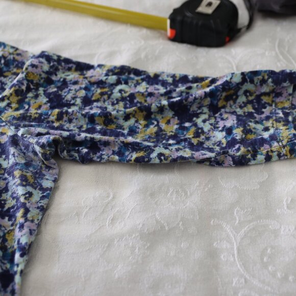 Coldwater Creek 3/4 Sleeve Scoop Neck Loose Fit Cotton Shirt Size XL - Picture 7 of 12